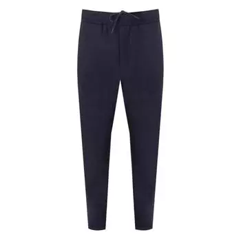 Брюки travel essential navy trousers Emporio Armani, синий