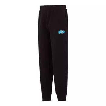 Брюки trend graphic logo pants 'black' Puma, черный