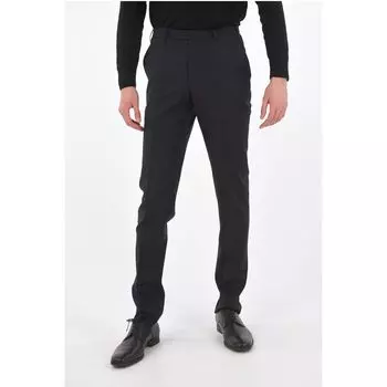 Брюки TREND из натуральной шерсти со складками Corneliani, Blue