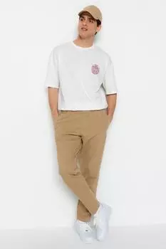 Брюки TRENDYOL MAN, коричневый