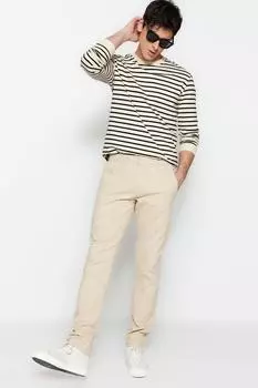 Брюки TRENDYOL MAN, кремовый