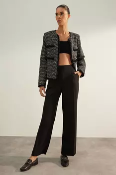 Брюки Trendyol премиум-класса, черный