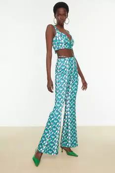 Брюки TRENDYOLMLLA, зеленый