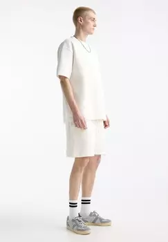 Брюки тренировочного костюма PULL&BEAR, белые