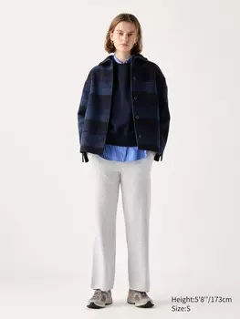 Брюки трикотажные брюки milano Uniqlo, цвет 01 белый
