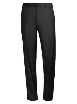 Брюки Trofeo из шерсти ZEGNA, черный