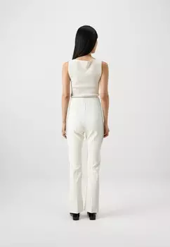 Брюки TROUSERS TWINSET, кремовый