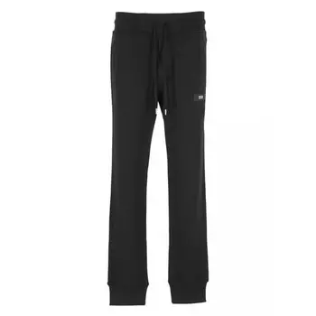 Брюки trousers with logo Versace Jeans Couture, черный