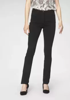 Брюки-трубы soyaconcept "SC-Lilly1B", с петлями для ремня, черный