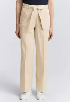 Брюки TTLEA Wide Leg TOM TAILOR, бежевый