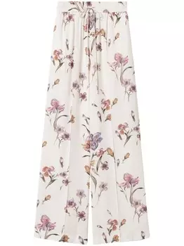 Брюки TWINSET из крепдешина, белый