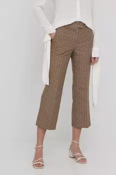 Брюки Twinset, коричневый