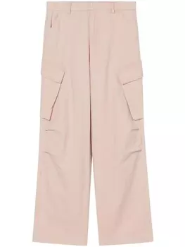 Брюки Twisted Cargo со складками b+ab, розовый