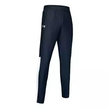 Брюки twister pants 'midnight navy' Under Armour, синий