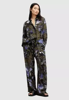 Брюки Tyler Batu Trouser AllSaints, насыщенного цвета хаки