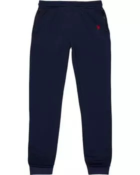 Брюки U.S. POLO ASSN. Embossed Wordmark Joggers, цвет Light Grey Heather