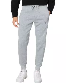 Брюки U.S. POLO ASSN. USPA Embossed Wordmark Jogger, цвет Light Heather Grey