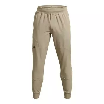 Брюки ua unstoppable joggers 'beige' Under Armour, бежевый
