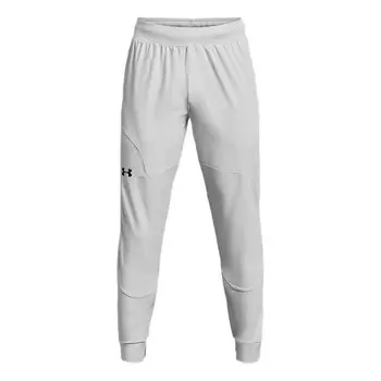Брюки ua unstoppable joggers 'light grey' Under Armour, серый