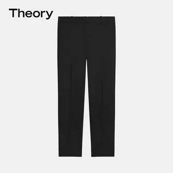 Брюки укороченные Theory с узкими штанинами, черный