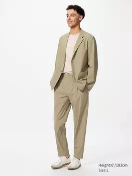 Брюки ультра-эластичные Uniqlo, цвет 32 бежевый