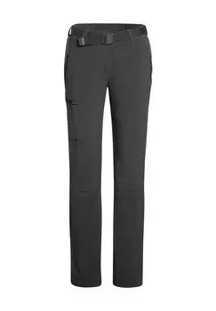 Брюки уличные, на молнии, прямые, женские maier sports, черный