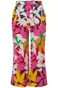 Брюки Ulla Popken Culotte, цвет lychee