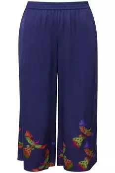 Брюки Ulla Popken Culotte, цвет tintenblau