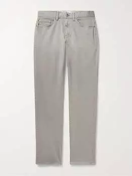 Брюки Ultimate Stretch из хлопка и сатина из смеси модала PETER MILLAR, серый