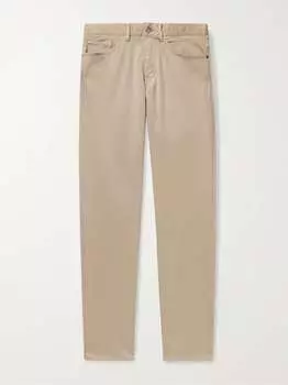 Брюки Ultimate Stretch из хлопка и сатина из смеси модала PETER MILLAR, коричневый