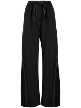 Брюки Una широкого кроя Rejina Pyo, черный