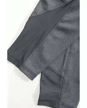 Брюки Under Armour Armour Heather Ankle Crop, цвет Charcoal Light Heather/Black