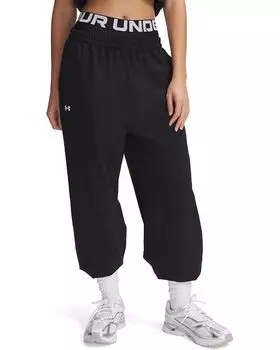 Брюки Under Armour Rival Woven Gym Pants, цвет Black/White
