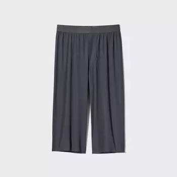 Брюки UNIQLO AIRism Steteco сетчатый, темно-серый