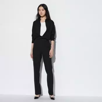 Брюки UNIQLO эластичные, черный