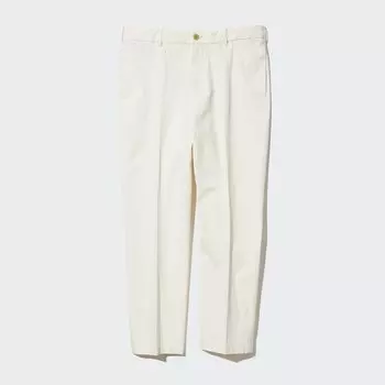 Брюки UNIQLO эластичные, молочный