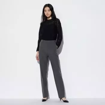 Брюки UNIQLO эластичные, серый