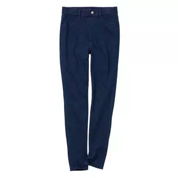 Брюки Uniqlo Heattech Ultra Stretch Denim Thermal Leggings (Long), синий