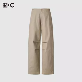 Брюки UNIQLO хлопковые, хаки