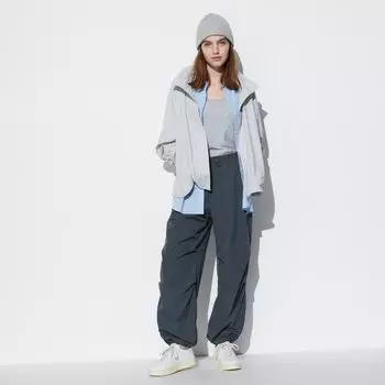 Брюки UNIQLO с защитой от ультрафиолета, серый