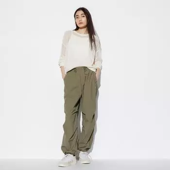 Брюки UNIQLO с защитой от ультрафиолета, оливковый