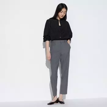 Брюки Uniqlo Smart Ankle Length (Long), серый