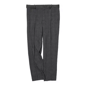 Брюки Uniqlo Smart Glen Checked Ankle Length (Long), серый