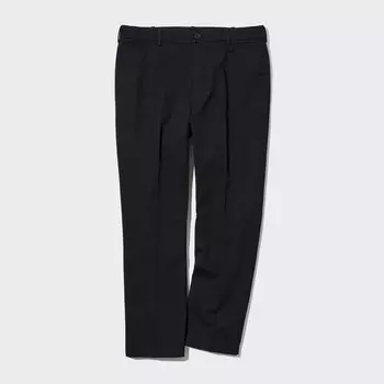 Брюки UNIQLO Smart хлопковые, темно-синий
