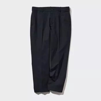 Брюки UNIQLO Smart хлопковые, темно-синий