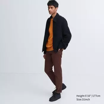 Брюки UNIQLO узкие, винный