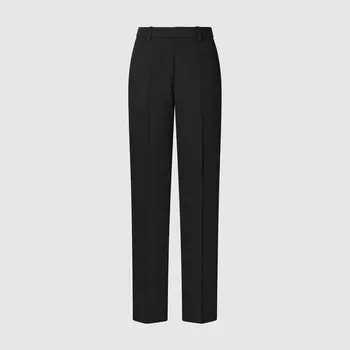 Брюки UNIQLO узкого силуэта, черный