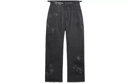 Брюки унисекс Graffiti Balenciaga, серый