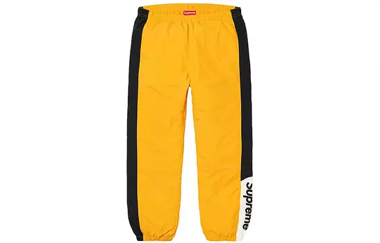 Брюки унисекс Supreme, желтый