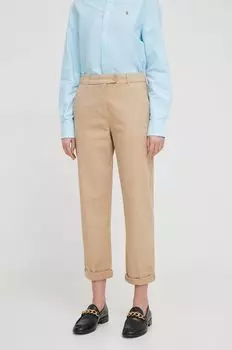 Брюки United Colors of Benetton, бежевый